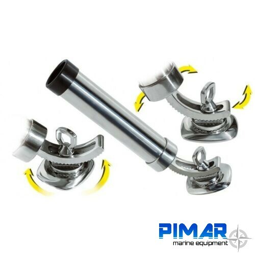 Porta canna inox pesca - porta, da