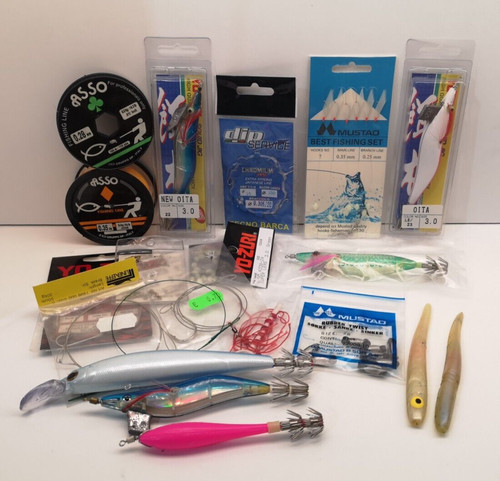 Lotto stock materiale pesca - lotto, da